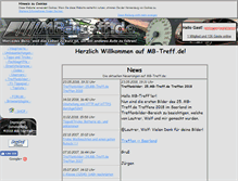 Tablet Screenshot of mb-treff.de